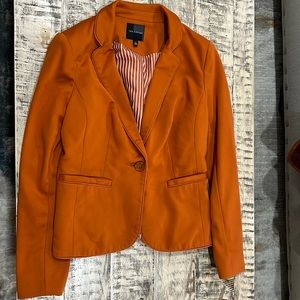 The Limited Women's Blazer Jacket Size Small Burnt Orange Soft